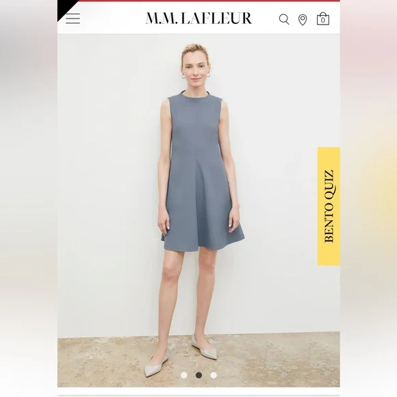 MM Lafleur Malala Dress steel blue size 18